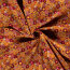 Modestoff Dekostoff Hippie Blumen - orange