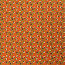 Modestoff Dekostoff Regenbogenkreise - orange