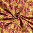 Modestoff Dekostoff 70er Blumen - orange