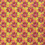 Modestoff Dekostoff 70er Blumen - orange