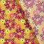 Modestoff Dekostoff 70er Blumen - orange
