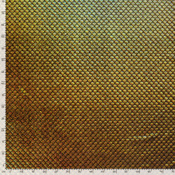 Folienjersey Meerjungfrauschuppen Hologramm Uni - gold