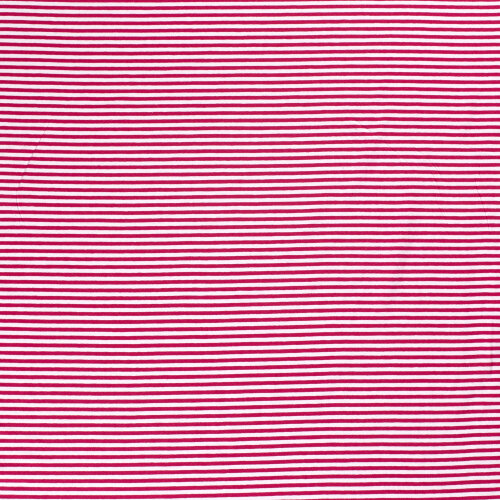 Baumwolljersey   Streifen 5mm - pink