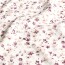 Musselin Digital kleine Blüten - creme
