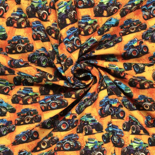 Softshell Digital Monstertrucks - orange