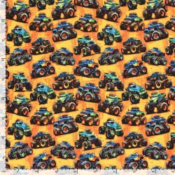 Softshell Digital Monstertrucks - orange