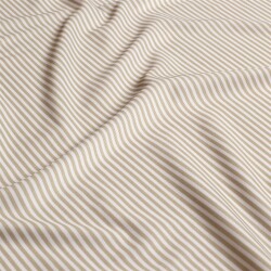 Funktions und Badeanzugstoff LSF50 Recycled Streifen - beige/creme