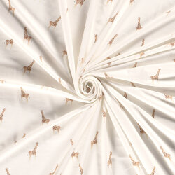 Baumwolljersey Digital Giraffe - creme