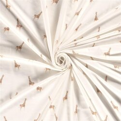 Baumwolljersey Digital Giraffe - creme
