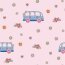 Baumwolljersey Hippiebus - hellpink