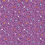 Baumwollpopeline bunte Vögel auf Zweigen - violett