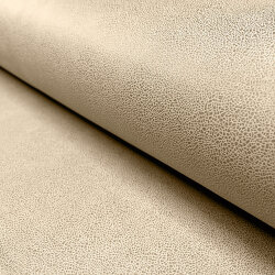 Wildlederimitat Uni Metallik - hellbeige