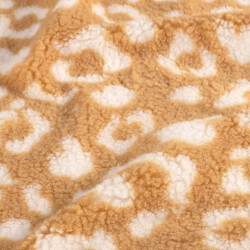 Sherpa Fleece Panther - hellkaramell