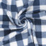 Sherpa Fleece Kariert - dunkelblau