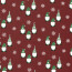 Baumwollpopeline Weihnachtsgnome - rot