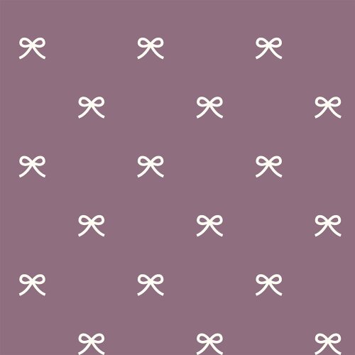 Baumwollflanell Schleifen - mauve