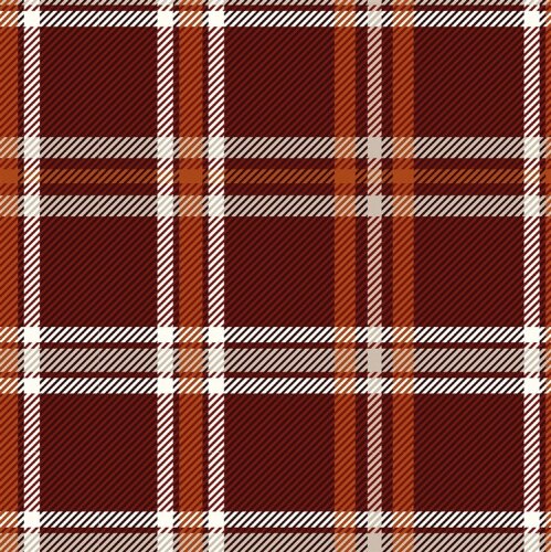 Baumwollflanell Kariert - rot