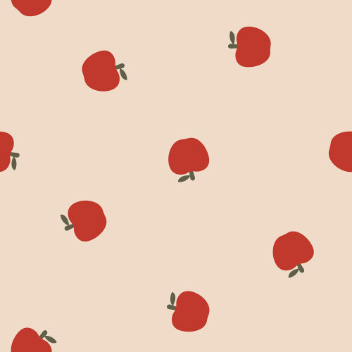 Feincord Äpfel - hellbeige