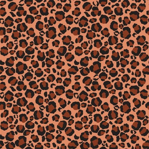 Feincord Leotupfen - lachs