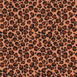 Feincord Leotupfen - lachs