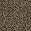 Teddystoff wilde Tupfen - dunkelbeige
