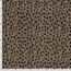 Teddystoff wilde Tupfen - dunkelbeige