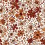 French Terry Digital Herbst Blumen - wollweiß - creme