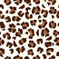 French Terry Digital Leotupfen - creme