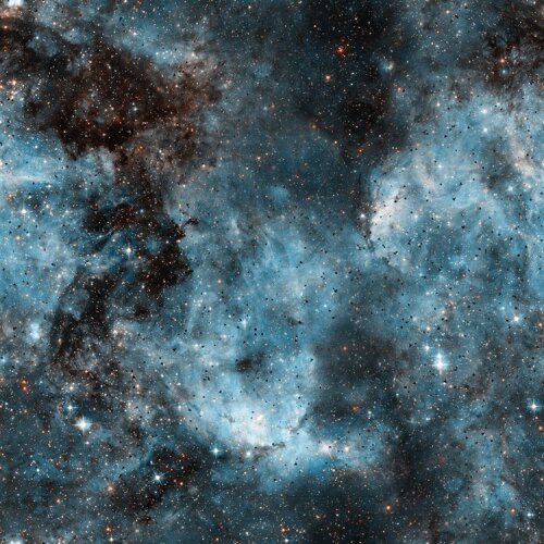 Wintersweat Digital Weltraumnebel - schwarz