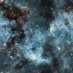 Wintersweat Digital Weltraumnebel - schwarz