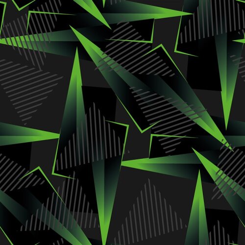 Wintersweat Digital Neon Graphik - schwarz