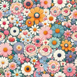 Softshell Digital FLOWERS