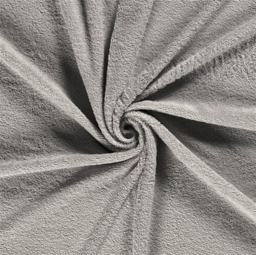 Frottee *Marie* Uni - silbergrau