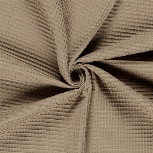 Waffelpiqué *Marie* 6mm Uni - kamelbeige