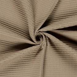 Waffelpiqué *Marie* 6mm Uni - kamelbeige