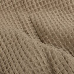 Waffelpiqué *Marie* 6mm Uni - kamelbeige