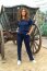 Romanit Jersey "Punta di Roma" Light *Marie* - dunkelblau