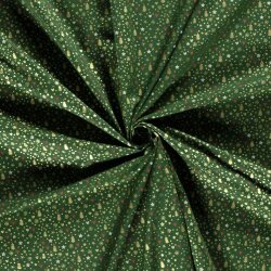 Baumwollpopeline Foliendruck Mini Weihnachten -...