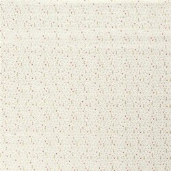 Baumwollpopeline Foliendruck Mini Weihnachten - creme/gold