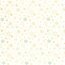 Baumwollpopeline Foliendruck Sterne - creme/gold