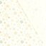 Baumwollpopeline Foliendruck Sterne - creme/gold