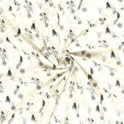 Baumwollpopeline Foliendruck Weihnachtsanhänger -...