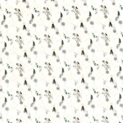 Baumwollpopeline Foliendruck Weihnachtsanhänger -...