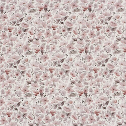Musselin Digital schöne Blumen - creme