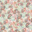 Bambus Popeline buntes Paisley - hellbeige