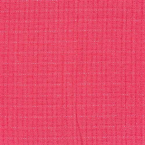 Polyesterstoff Jacquard Grob Gewebt Lurex - pink