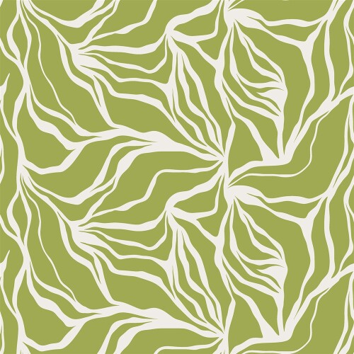 Musselin Blätter-Geflecht - limette