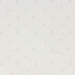 Musselin kleine Zweige - creme