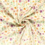 Musselin BIO~Organic Digital HerbstBlumen - creme