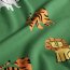Baumwolljersey Tiger und Co - wiesengrün